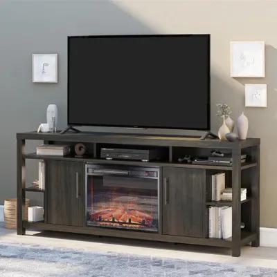 Ameriwood Home Garrick Electric Fireplace TV Console for TVs up to 75"