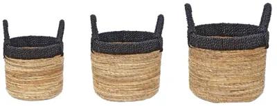 Holset Basket Set of 3, Black