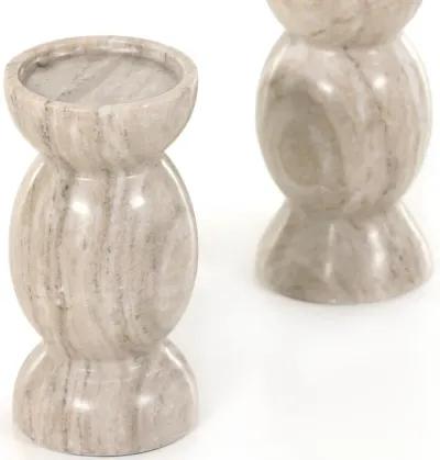 Kivu Pillar Candle Holder (Set Of 2)