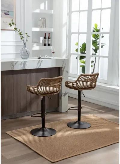 2 Piece/S Swivel Bar Stools Set for Kitchen or Dining Room