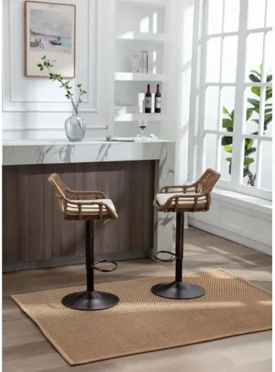 2 Piece/S Swivel Bar Stools Set for Kitchen or Dining Room