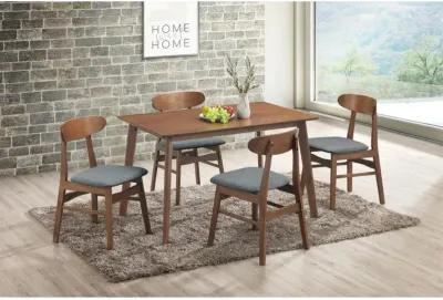 New Classic Furniture Morocco Dark Gray Solid Wood Dining Chair (Set of 6)