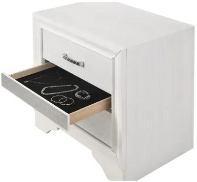 Miranda 2-drawer Nightstand Tray White