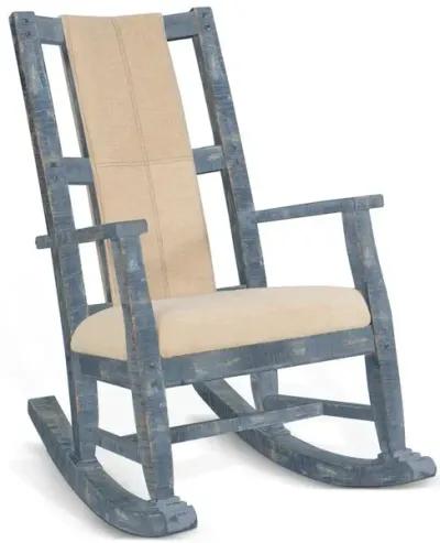 Sunny Designs Ocean Blue Rocker, Cushion Seat & Back