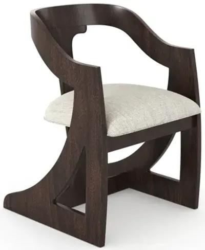 Crescent Barrel Chair