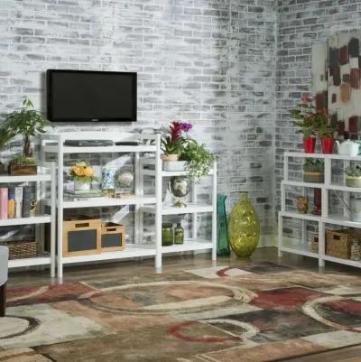 Homezia 37" Bookcase With 4 Shelves