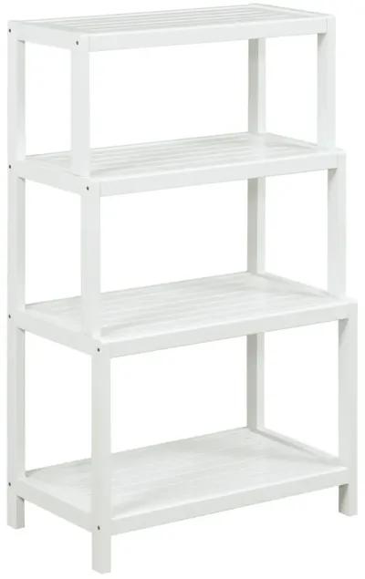 Homezia 37" Bookcase With 4 Shelves