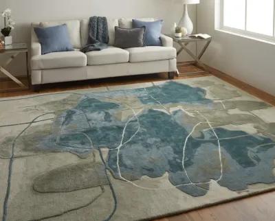 Anya 8885F Blue/Gray/Ivory 10' x 14' Rug