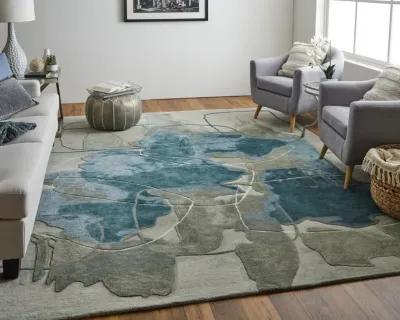 Anya 8885F Blue/Gray/Ivory 10' x 14' Rug