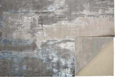 Azure 3406F Gray/Ivory/Blue 10' x 13'2" Rug