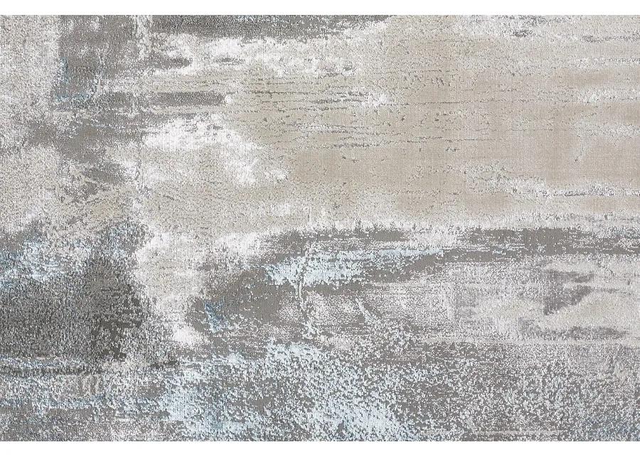 Azure 3406F Gray/Ivory/Blue 10' x 13'2" Rug