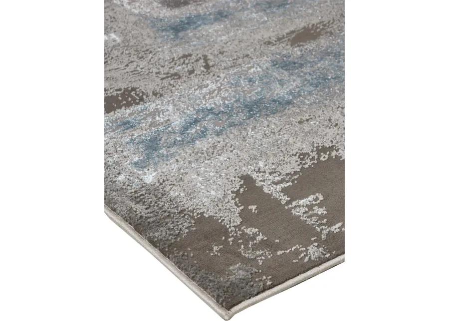 Azure 3406F Gray/Ivory/Blue 10' x 13'2" Rug