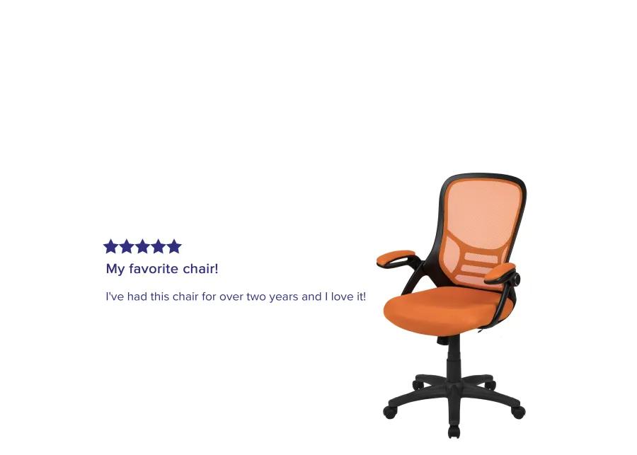 Porter High Back   Mesh Ergonomic Swivel Office Chair with Frame and Flip-up Arms