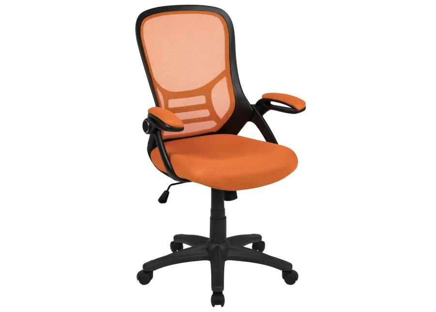 Porter High Back   Mesh Ergonomic Swivel Office Chair with Frame and Flip-up Arms