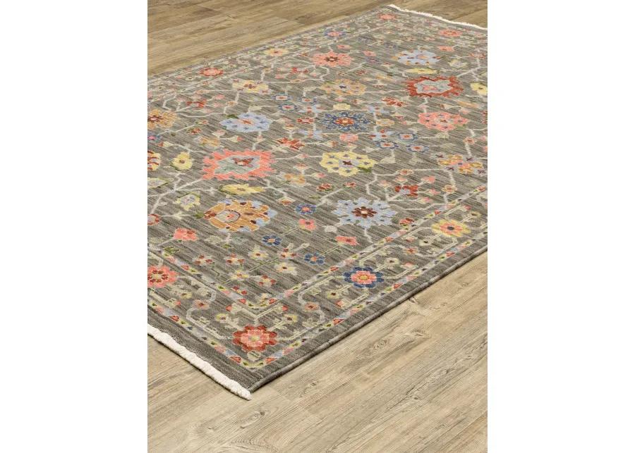 Lucca 2' x 3' Grey Rug