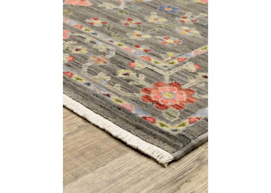 Lucca 2' x 3' Grey Rug