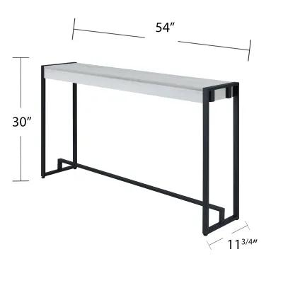 Bingham Narrow Console Table - Black