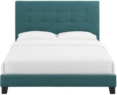 Modway - Melanie Twin Tufted Button Upholstered Fabric Platform Bed