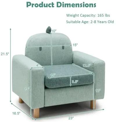 Hivvago Kids Sofa with Armrest and Thick Cushion