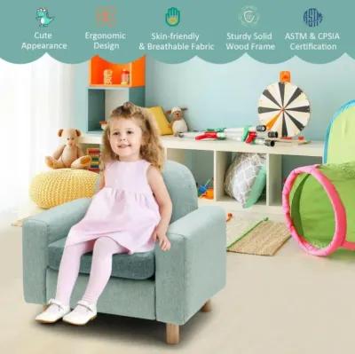 Hivvago Kids Sofa with Armrest and Thick Cushion