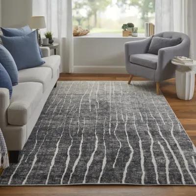 Kano 39LIF Black/Gray/Ivory 7'10" x 11' Rug