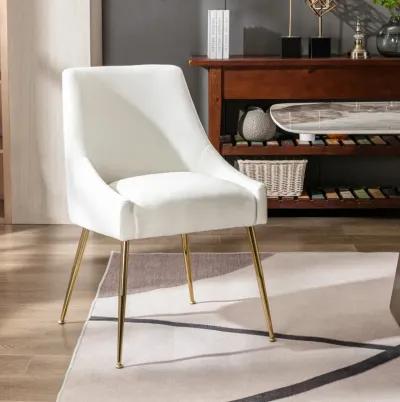 WestinTrends Upholstered Velvet Accent Chair