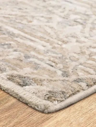 Solitude Mandawa Cream Dark gray 6' 7" X 9' 4" Rug