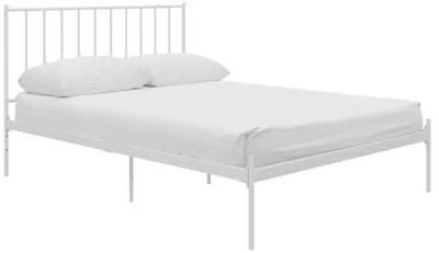 Ares Metal Bed, Queen, White