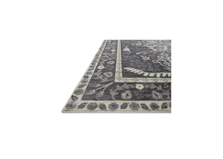 Fiore Charcoal/White 9' x 12' Rug