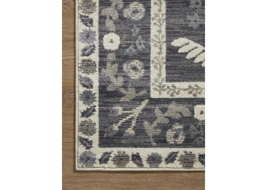 Fiore Charcoal/White 9' x 12' Rug