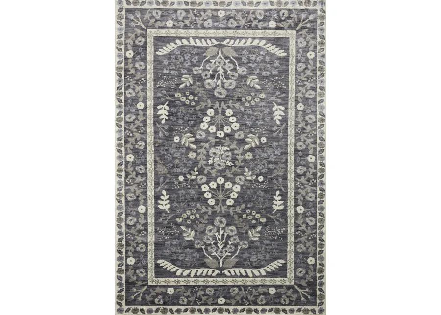 Fiore Charcoal/White 9' x 12' Rug