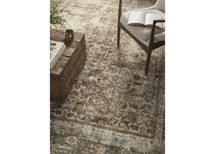 Sinclair SIN01 Rust/Lagoon 3'6" x 5'6" Rug