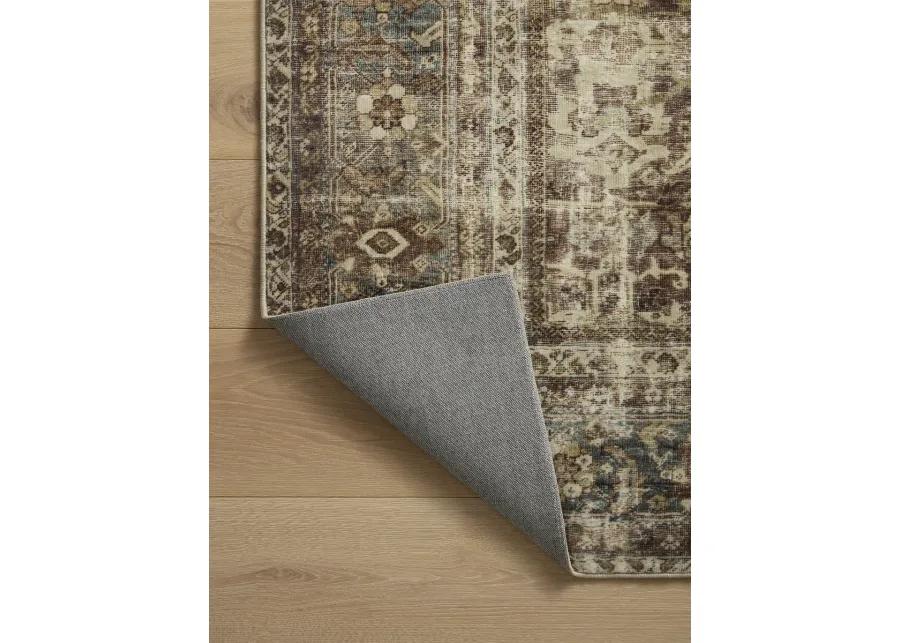 Sinclair SIN01 Rust/Lagoon 3'6" x 5'6" Rug