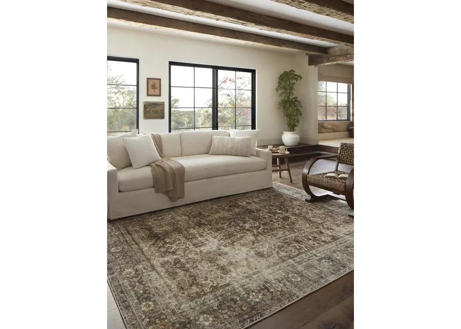 Sinclair SIN01 Rust/Lagoon 3'6" x 5'6" Rug