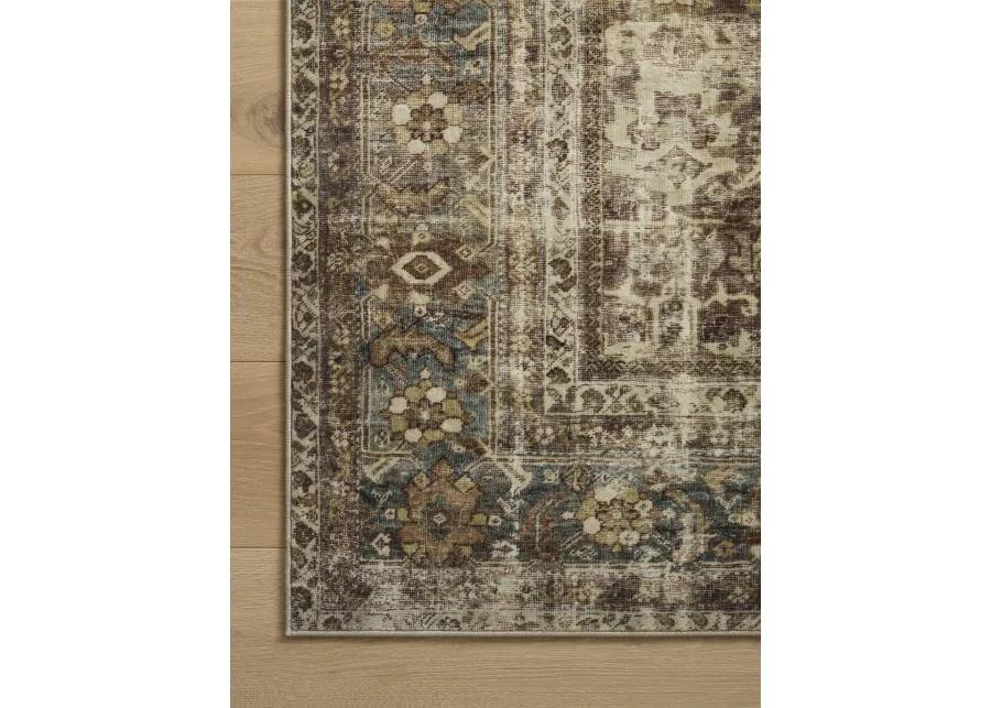 Sinclair SIN01 Rust/Lagoon 3'6" x 5'6" Rug