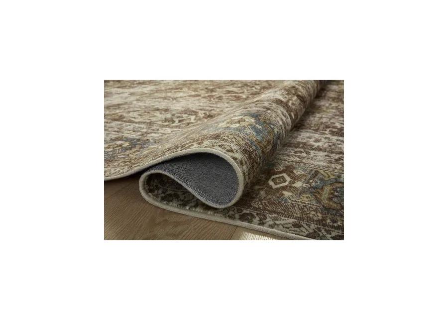 Sinclair SIN01 Rust/Lagoon 3'6" x 5'6" Rug