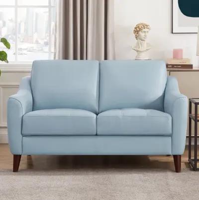 Ersa Top Grain Leather Loveseat