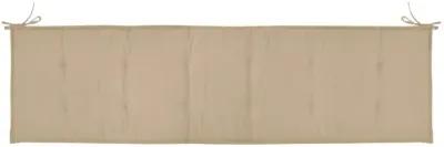 vidaXL Garden Bench Cushion Beige 70.9"x19.7"x1.2"