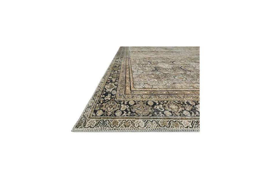 Layla LAY03 Olive/Charcoal 3'6" x 5'6" Rug by Loloi II