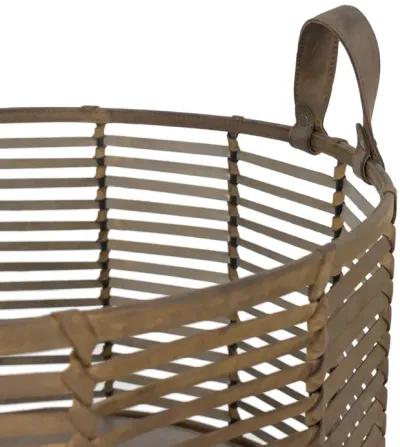 Finn Leather Basket Large