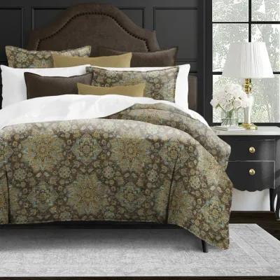 6ix Tailors Fine Linens Tabriz Chocolate Duvet Cover Set