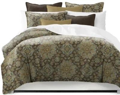 6ix Tailors Fine Linens Tabriz Chocolate Duvet Cover Set