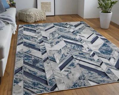 Indio 39H1F Ivory/Blue/Gray 10' x 13'2" Rug