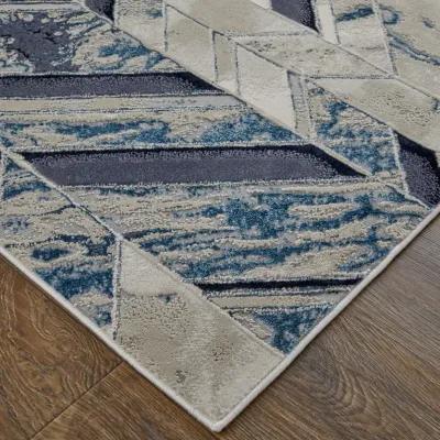 Indio 39H1F Ivory/Blue/Gray 10' x 13'2" Rug