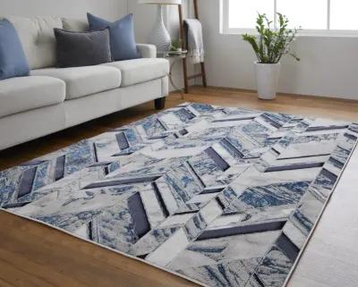 Indio 39H1F Ivory/Blue/Gray 10' x 13'2" Rug