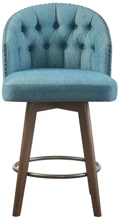 Belen Kox Upholstered 360 Degree Swivel Counter Stool, Belen Kox