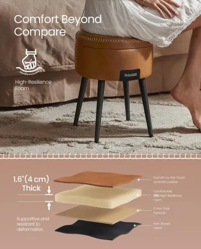 Storage Ottoman Vanity Stool