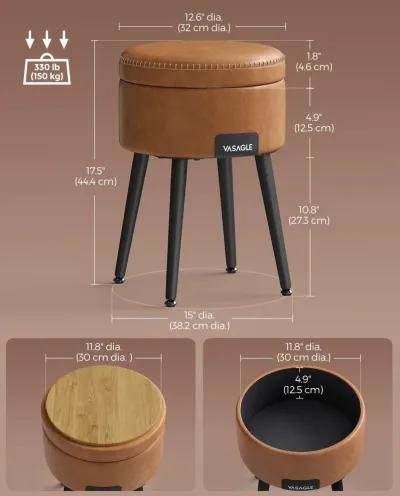 Storage Ottoman Vanity Stool