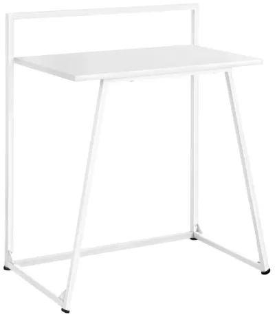 Monarch Specialties I 7110 Computer Desk, Home Office, Laptop, 30"L, Work, Metal, Laminate, White, Contemporary, Modern