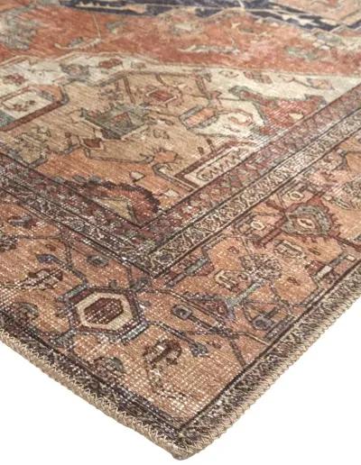 Percy 39ALF Orange/Brown/Taupe 4' x 6' Rug